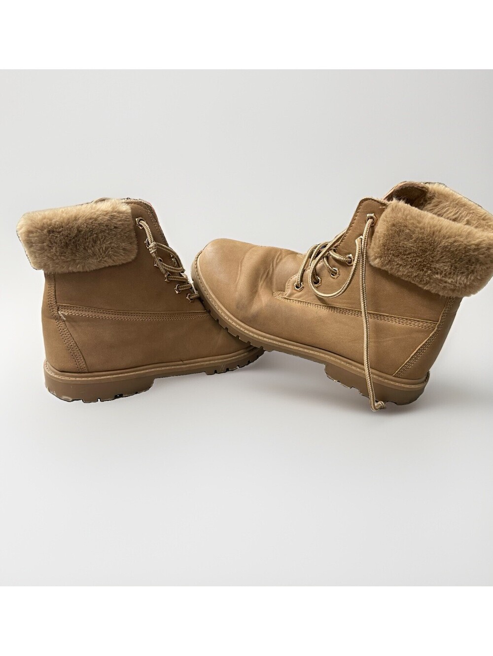 Charlotte Russe Women’s Boots Brown Fur Size 9